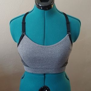 Nursing lightly lined yoga bra